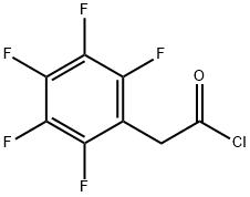 (2,3,4,5,6-pentafluorophenyl)acetyl chloride Structure
