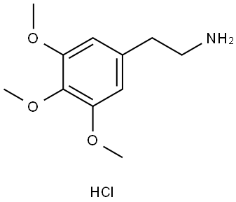 MESCALINE HYDROCHLORIDE Structure