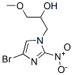 1H-Imidazole-1-ethanol, 4-bromo-alpha-(methoxymethyl)-2-nitro- Structure