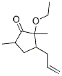 Cyclopentanone, 2-ethoxy-2,5-dimethyl-3-(2-propenyl)- (9CI) Structure