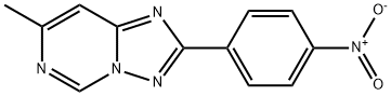 [1,2,4]TRIAZOLO[1,5-C]PYRIMIDINE, 7-METHYL-2-(4-NITROPHENYL)- Structure