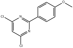 4,6-DICHLORO-2-(4-METHOXYPHENYL)PYRIMIDINE 구조식 이미지