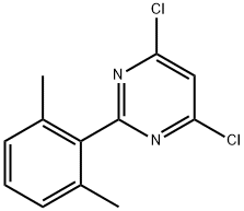 4,6-DICHLORO-2-(2,6-DIMETHYLPHENYL)PYRIMIDINE Structure