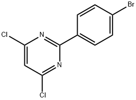 2-(4-BROMOPHENYL)-4,6-DICHLOROPYRIMIDINE Structure