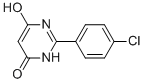 2-(4-CHLOROPHENYL)-6-HYDROXY-4(3H)-PYRIMIDINONE 구조식 이미지