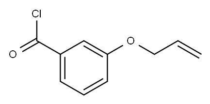 Benzoyl chloride, 3-(2-propenyloxy)- (9CI) 구조식 이미지