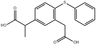 83237-49-4 5-(1-Carboxyethyl)-2-(phenylthio)phenylacetic acid