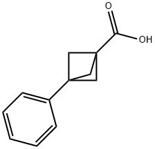 3-phenylbicyclo[1.1.1]pentane-1-carboxylic acid 구조식 이미지