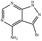 7-bromo-2,4,8,9-tetrazabicyclo[4.3.0]nona-2,4,6,9-tetraen-5-amine Structure