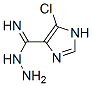 1H-이미다졸-4-카르복스이미드산,5-클로로-,히드라지드 구조식 이미지
