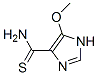 1H-Imidazole-4-carbothioamide,  5-methoxy- 구조식 이미지