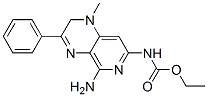 (5-Amino-1,2-dihydro-1-methyl-3-phenylpyrido[3,4-b]pyrazin-7-yl)carbamic acid ethyl ester 구조식 이미지