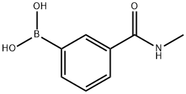 3-(N-METHYLAMINOCARBONYL)PHENYLBORONIC ACID 구조식 이미지