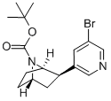 (1R,2R,4S)-7-AZABICYCLO[2.2.1]HEPTANE-7-CARBOXYLIC ACID, 2-(5-BROMO-3-PYRIDINYL)-, 1,1-DIMETHYLETHYL ESTER Structure