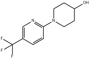 1-[5-(트리플루오로메틸)피리딘-2-일]피페리딘-4-올 구조식 이미지
