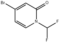 5-broMo-1-(difluoroMethyl)-1,2-dihydropyridin-2-one 구조식 이미지