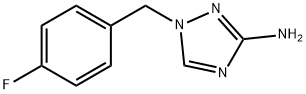 1-(4-fluorobenzyl)-1H-1,2,4-triazol-3-amine(SALTDATA: FREE) Structure