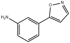 벤젠아민,3-(5-이속사졸릴)-(9CI) 구조식 이미지