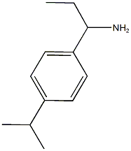 1-(4-ISOPROPYLPHENYL)PROPAN-1-AMINE 구조식 이미지