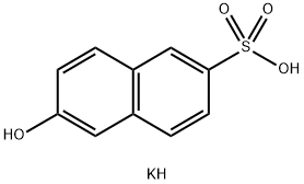 2-Naphthol-6-sulfonic acid potassium salt Structure