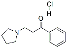 3-(1-pyrrolidinyl)propiophenone hydrochloride  Structure