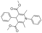 DIMETHYL 1,4-DIHYDRO-2,6-DIMETHYL-1,4-DIPHENYL-3,5-PYRIDINEDICARBOXYLATE Structure