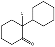 2-CHLORO-2-CYCLOHEXYLCYCLOHEXANONE Structure