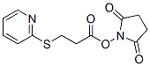 1-[1-oxo-3-(2-pyridylthio)propoxy]pyrrolidine-2,5-dione Structure