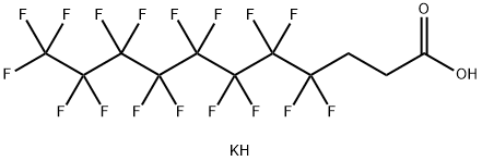 1H,1H,2H,2H-PERFLUOROUNDECANOIC ACID POTASSIUM SALT 구조식 이미지