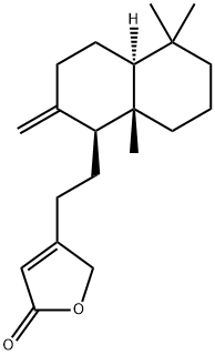 8(17),13-Labdadien-15,16-olide 구조식 이미지