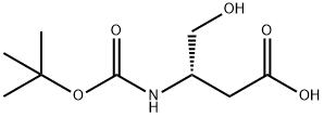 (S)-N-BOC-3-AMINO-4-HYDROXYBUTYRIC ACID Structure