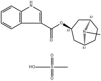 Tropisetron mesylate Structure