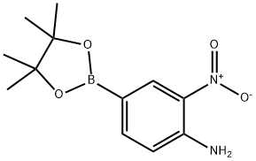 4-AMINO-3-NITROPHENYLBORONIC ACID, PINACOL ESTER 구조식 이미지