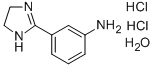 3-(4,5-DIHYDRO-1H-IMIDAZOL-2-YL)ANILINE, DIHYDROCHLORIDE HYDRATE Structure