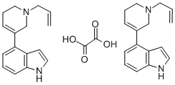 4-(1-(2-Propenyl)-1,2,5,6-tetrahydropyridin-3-yl)-1H-indole oxalate (2 :1) Structure