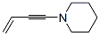 Piperidine, 1-(3-buten-1-ynyl)- (9CI) Structure