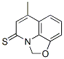 2H,4H-Oxazolo[5,4,3-ij]quinoline-4-thione,  6-methyl- Structure