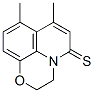 5H-Pyrido[1,2,3-de]-1,4-benzoxazine-5-thione,  2,3-dihydro-7,8-dimethyl- Structure