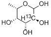 6-DEOXY-L-[2-13C]GALACTOSE Structure