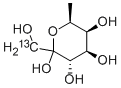 6-DEOXY-L-[1-13C]FUCOSE Structure