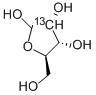 D-RIBOSE-2-13C 구조식 이미지