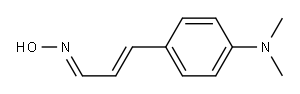 2-Propenal, 3-(4-(dimethylamino)phenyl)-, oxime 구조식 이미지