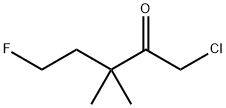 2-Pentanone,  1-chloro-5-fluoro-3,3-dimethyl- Structure