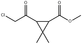 시클로프로판카르복실산,3-(클로로아세틸)-2,2-디메틸-,메틸에스테르(9CI) 구조식 이미지