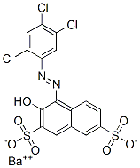 barium 3-hydroxy-4-[(2,4,5-trichlorophenyl)azo]naphthalene-2,7-disulphonate Structure