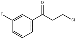 3-CHLORO-1-(3-FLUOROPHENYL)-1-OXOPROPANE Structure