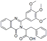 2-[4-oxo-2-(3,4,5-trimethoxyphenyl)quinazolin-3-yl]-3-phenyl-propanoic acid Structure