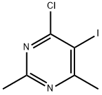 4-CHLORO-5-IODO-2,6-DIMETHYLPYRIMIDINE Structure