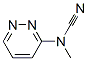 Cyanamide, methyl-3-pyridazinyl- (9CI) Structure