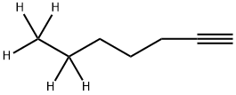 1-Heptyne--d5 Structure